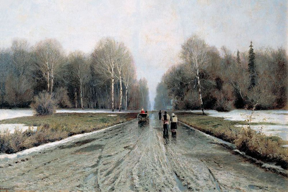 Иван Ендогуров. «Ранняя весна». 1885 год.