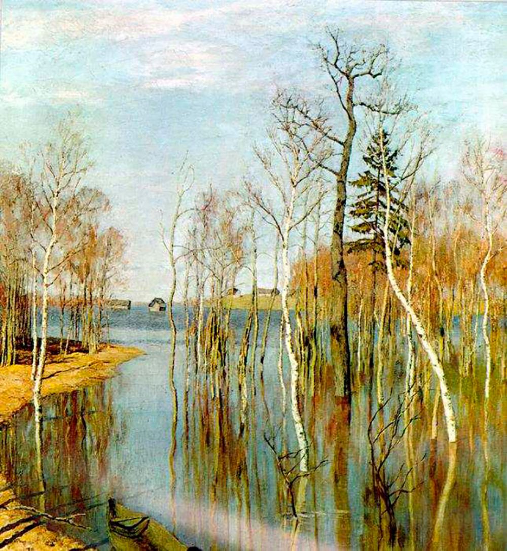 Исаак Левитан. «Весна. Большая вода». 1897 год.