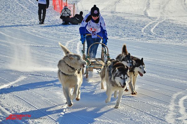 Впереди - 3 километра заснеженной трассы.