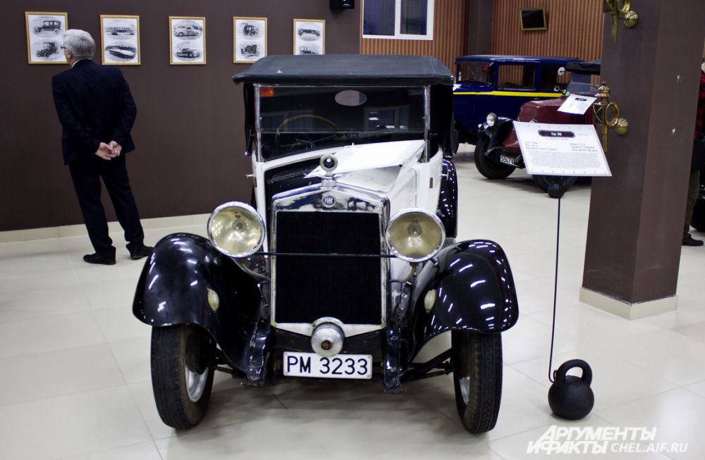 Fiat 509 1927 г.в. Выпускался в Италии, 1925 - 1929 гг. Масса 785 кг. Максимальная скорость 78 км/ч. Мощность 22 л.с.