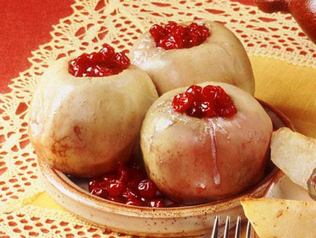 Печеные Яблоки Рецепт С Фото Пошагово
