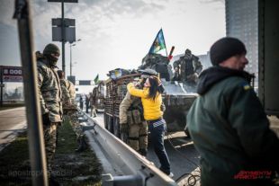 Киевляне встречают героев