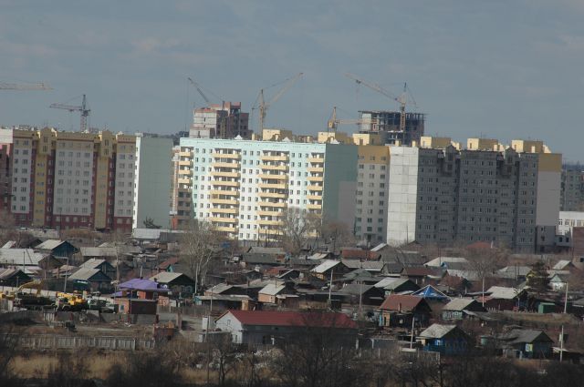 В Омской области продолжают строить дома.