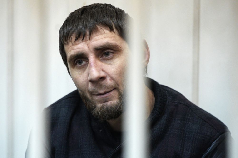 8 марта. Подозреваемый в убийстве политика Бориса Немцова Заур Дадаев на заседании Басманного суда в городе Москве.