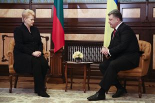 Порошенко и Грибаускайте
