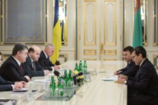 Встреча Порошенко с чиновниками из Туркменистана