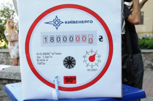 Пикет под лозунгом «Нет кровавым счётчикам!».