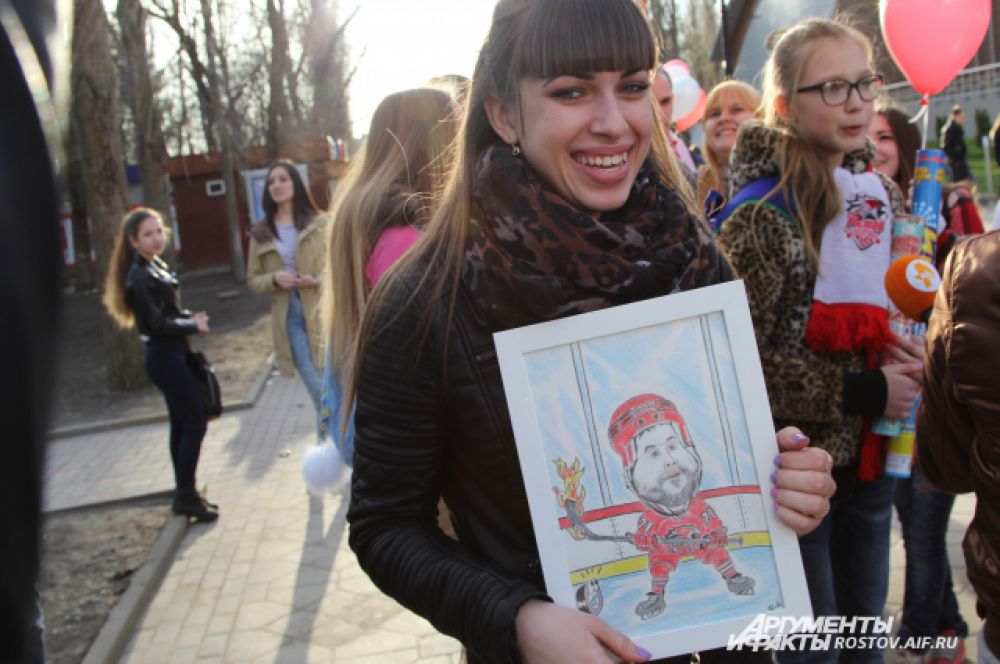 Ростовчане нарисовали дружеские шаржи, посвященные любимым игрокам. 