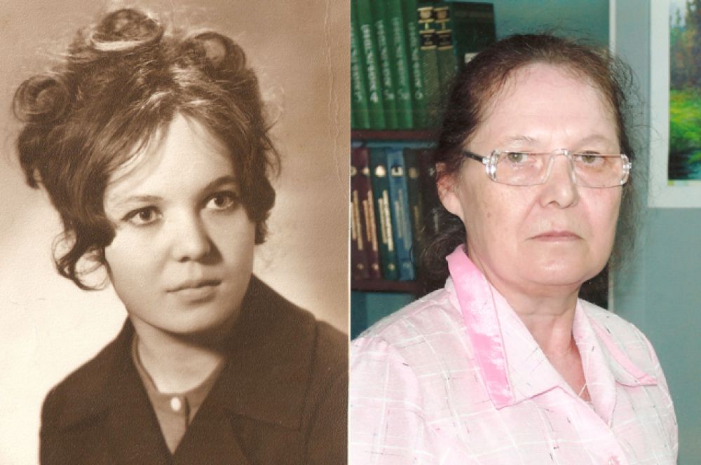 Участинца №13. Нина Розова в 22 года и в 66 лет.