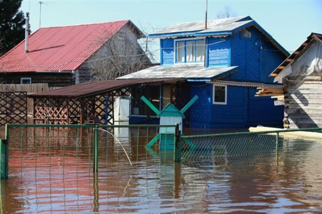 В Омской области начался паводок.