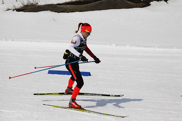 Олимпийская чемпионка польская лыжница Юстина Ковальчик.