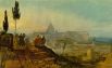 Тернер много путешествовал по Европе, и всегда с ним была его походная палитра. Художник оставил более 10 000 рисунков и набросков видов Франции, Швейцарии, Италии, Англии.