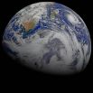 Вид на Землю из космоса. На фотографию попали Африка и окружающие ее океаны, также можно увидеть тропический циклон Joalane  над Индийским океаном. Фото сделано 9 апреля 2015 года.