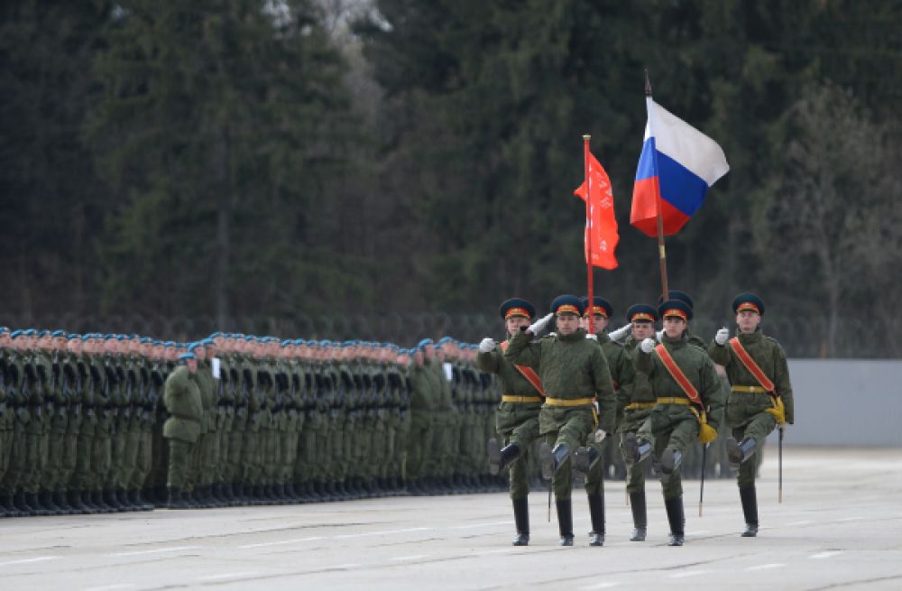 Репетиция Парада Победы в Алабино.