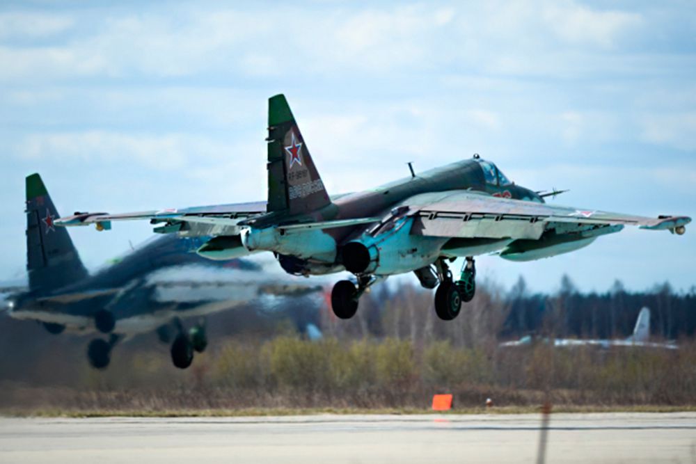 Штурмовик Су-25.