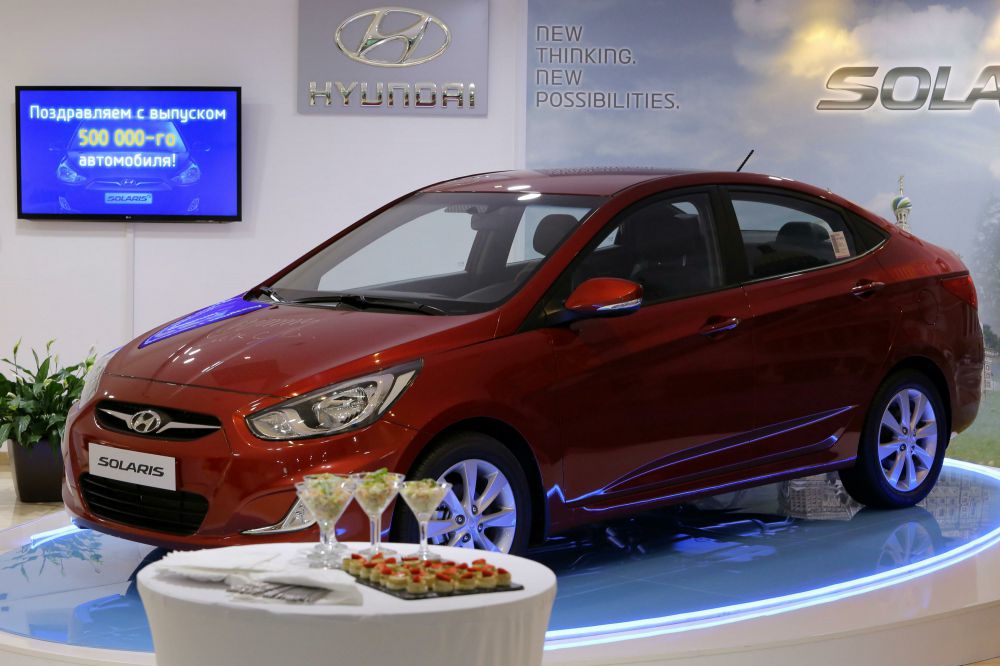 Hyundai Solaris обошел Lada Granta и лидировал в классе малых авто.