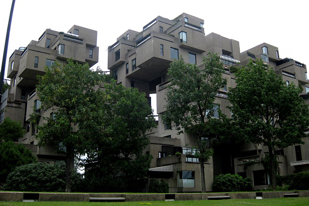 Многоквартирный дом Habitat 67. Монреаль, Канада.