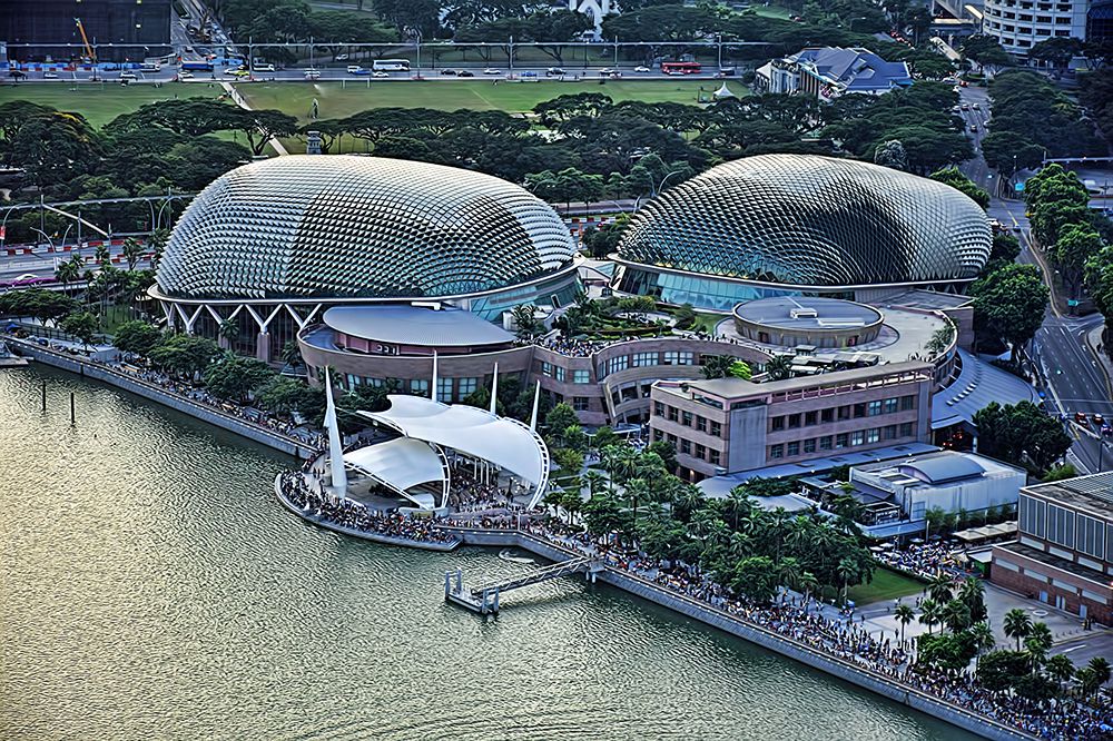 Отель Esplanade Theatres. Сингапур.