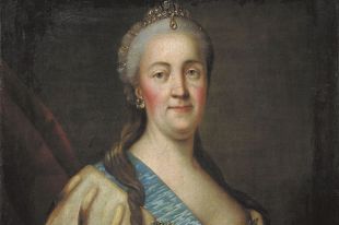 Портрет Екатерины II. Иван Саблуков. 1770-е.