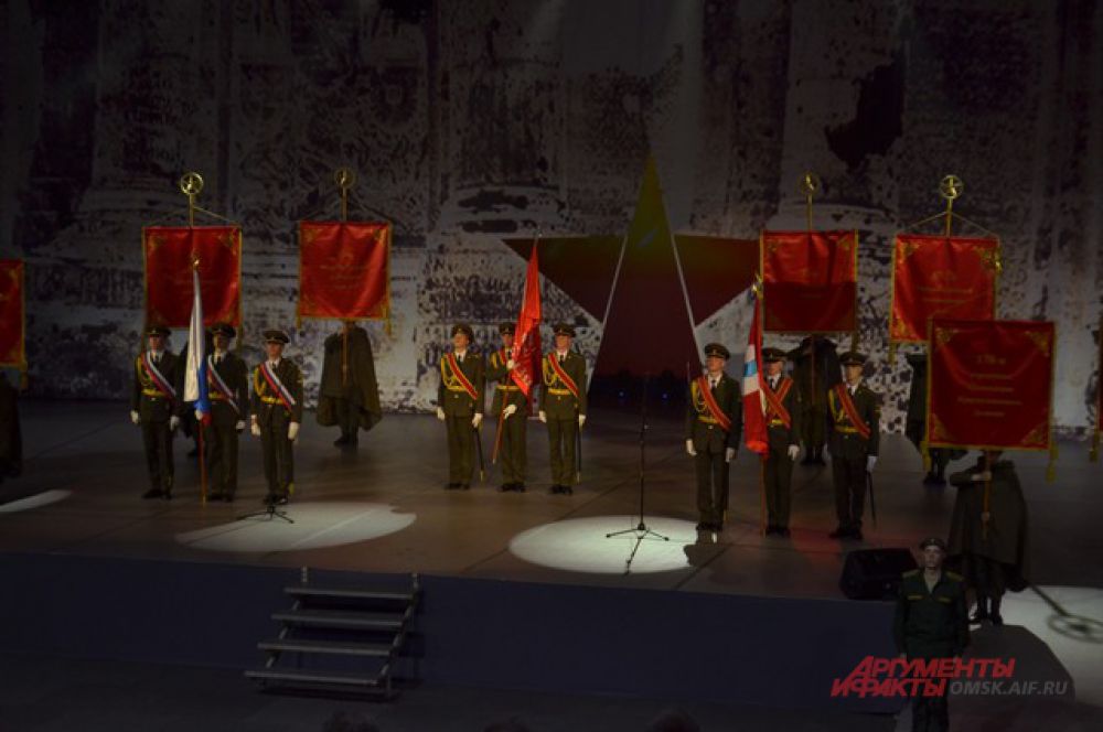 Омичи увидели праздничную программу в честь Дня Победы.