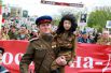 Завершила парад колонна «Бессмертного полка» с фотографиями солдат Великой Отечественной. 