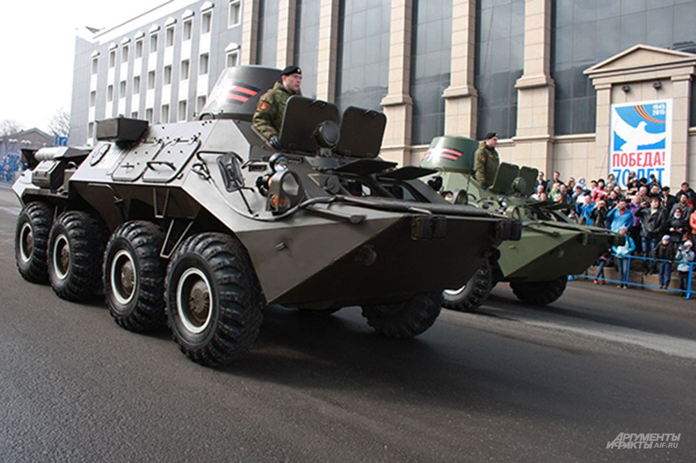 Парад Победы на Камчатке.