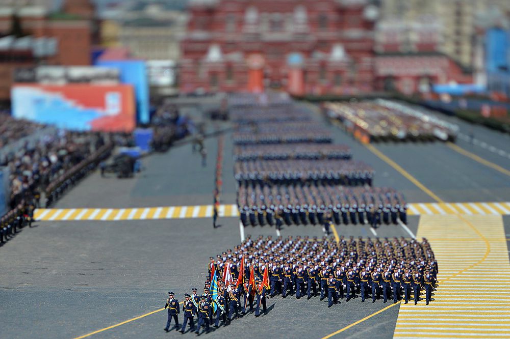Военнослужащие парадных расчетов.