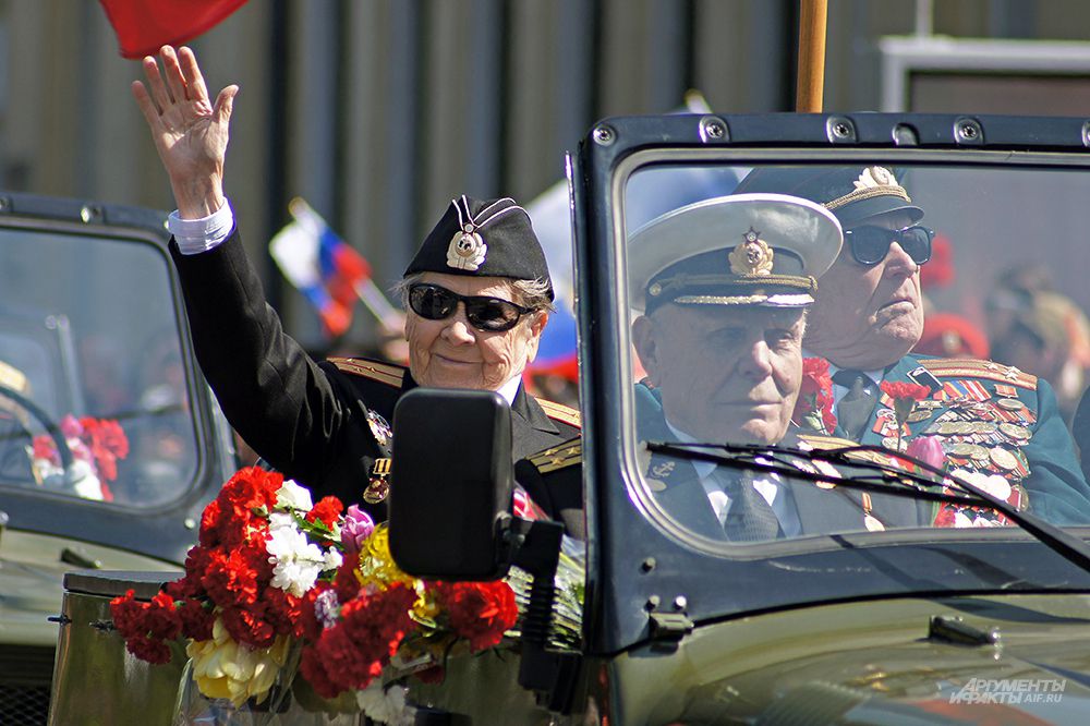 Парад Победы в Калининграде.