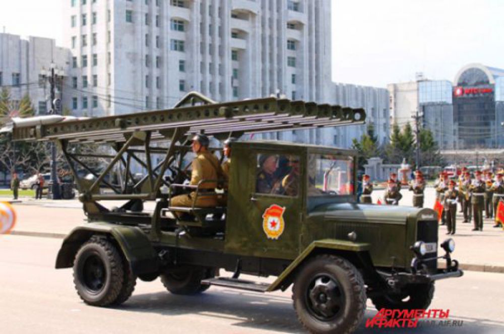Парад Победы в Хабаровске.