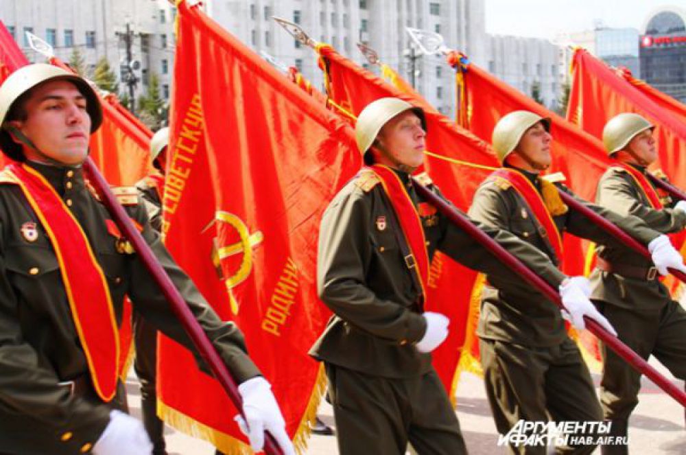 Парад Победы в Хабаровске.