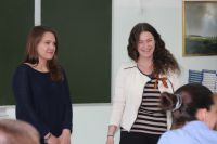 Студентки Алена Сытник и Карина Фомина рассказали выпускникам, как сдать экзамены.