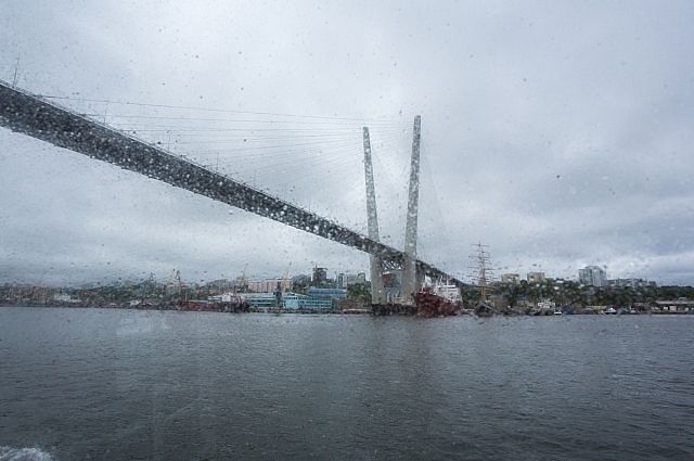 Дождь во Владивостоке.
