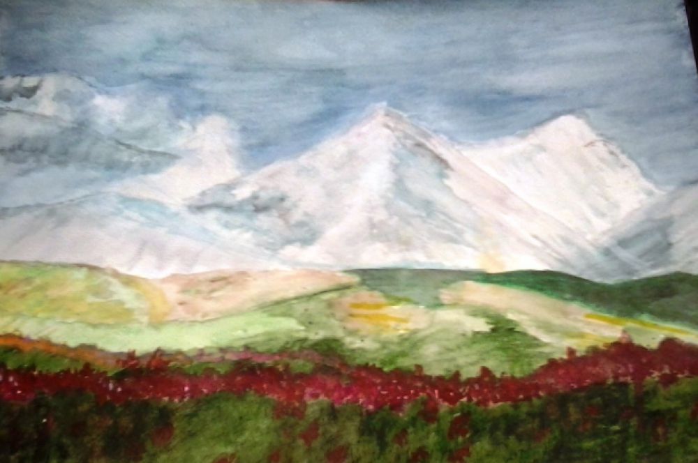 Горы. Рисунок