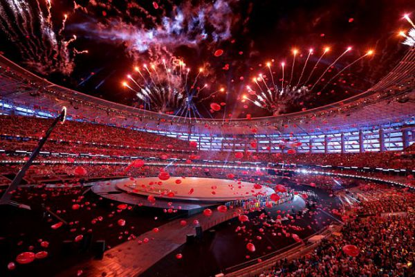 Церемония открытия Европейских игр