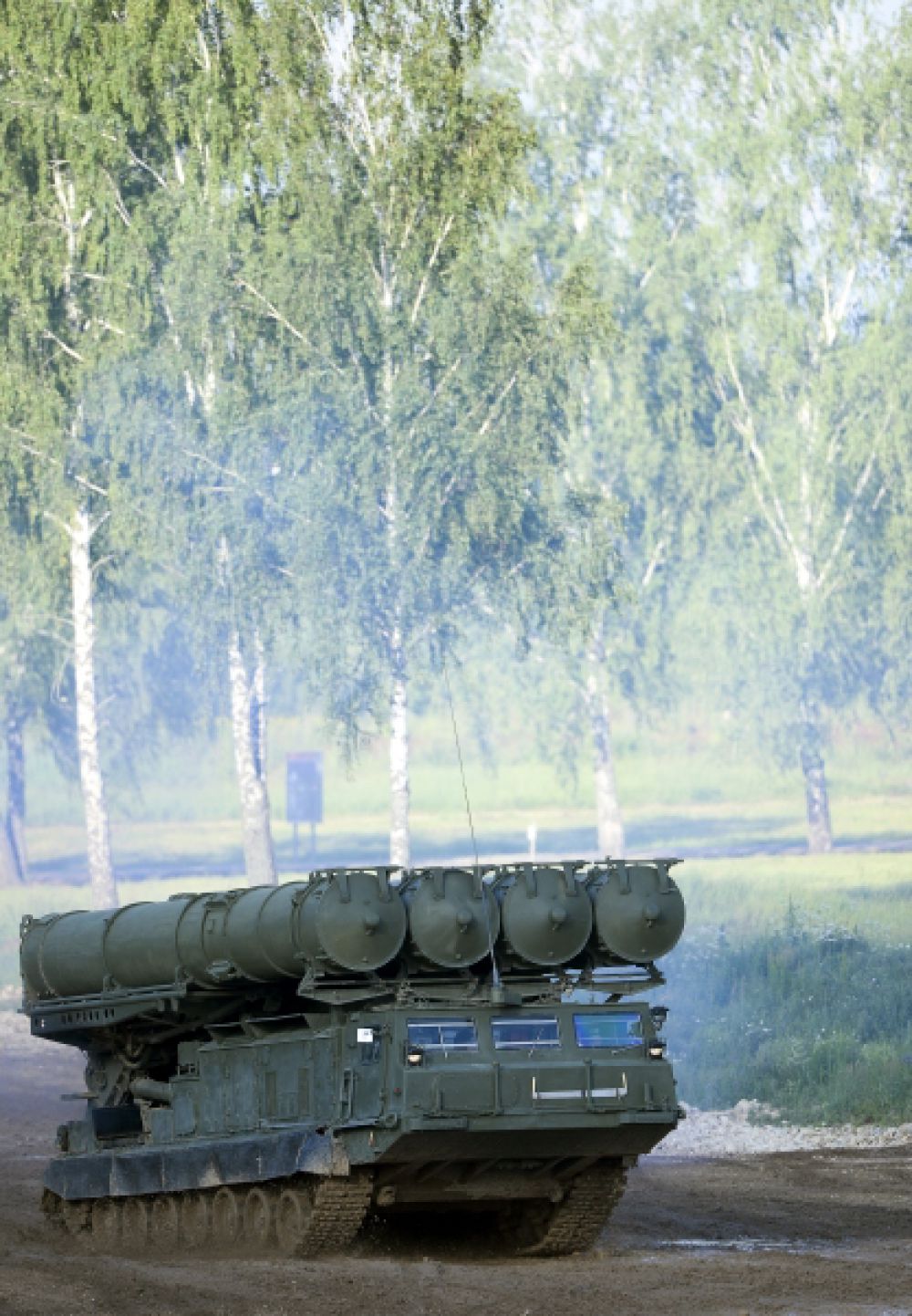 Военная техника во время демонстрационной программы.
