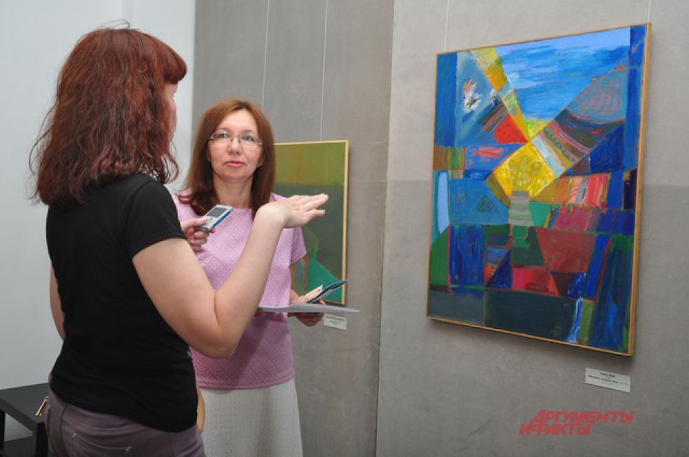 В Омске открылась выставка, посвящённая реальному и абстрактному.