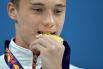 Никита Шлейхер в Баку завоевал две медали: золото на трамплине (1 метр) и серебро на вышке. 