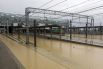 Железнодорожный вокзал Сочи, затопленный в результате проливных дождей.