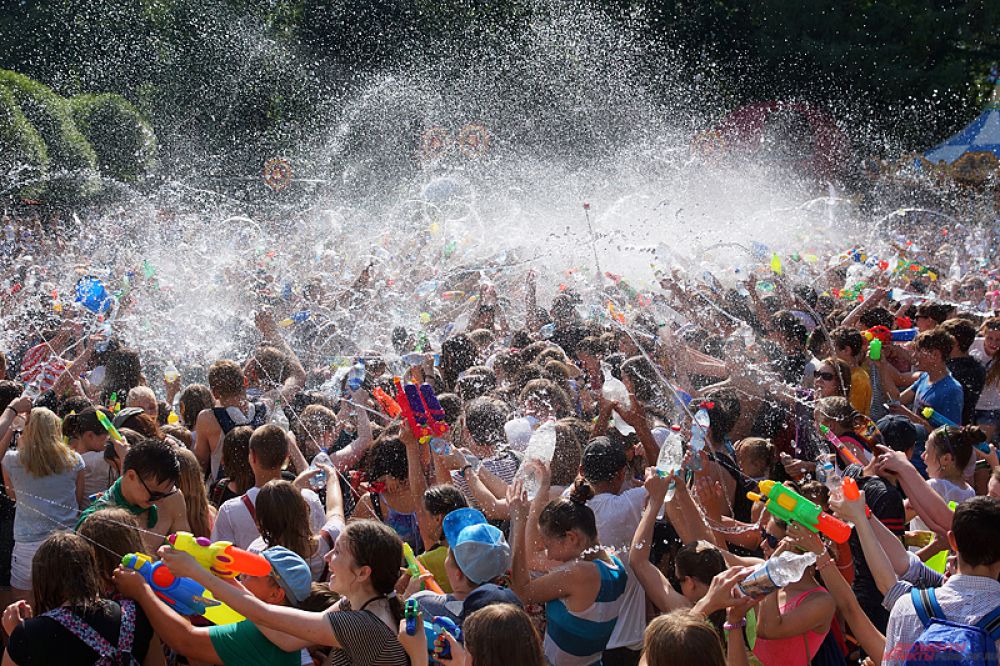 Всего прошло четыре водных битвы.
