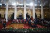 На церемонии прощания с политиком Евгением Примаковым в Колонном зале Дома Союзов.