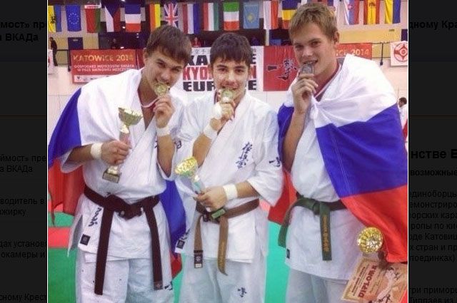 Приморские чемпионы по каратэ.