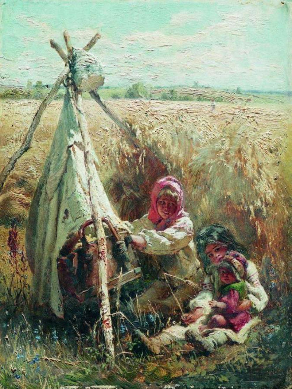 С детства Константина Маковского и его младшего брата – Владимира Маковского (который также стал известным художником-передвижником и мастером жанровой сцены) - окружала творческая атмосфера. Карл Брюллов, Василий Тропинин, а также преподаватели училища входили в круг друзей семьи Маковских.