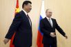 Президент Российской Федерации Владимир Путин и Председатель Китайской Народной Республики Си Цзиньпин.