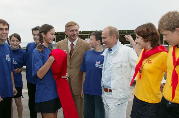 Приезд Владимира Путина. 2003 год.