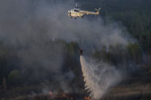 Пожары в Чернобыле