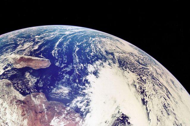 Земля, снятая экипажем «Аполлон-17», 1972 г.