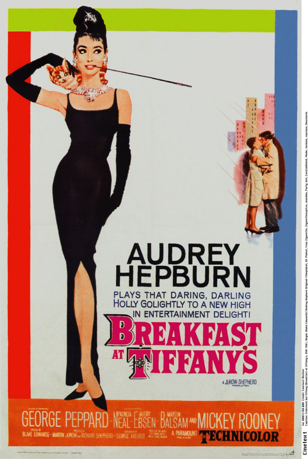 Реклама фильма «Завтрак у Тиффани» (Breakfast at Tiffany's, 1961) продана за $10 тысяч.