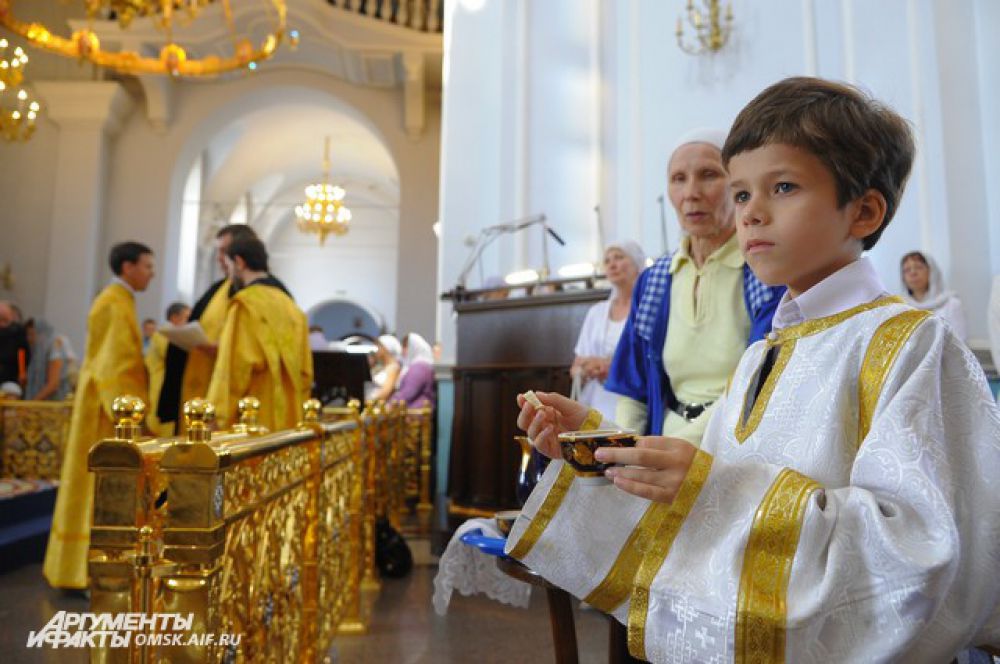 Крестный ход в честь Дня Крещения Руси в Омске.