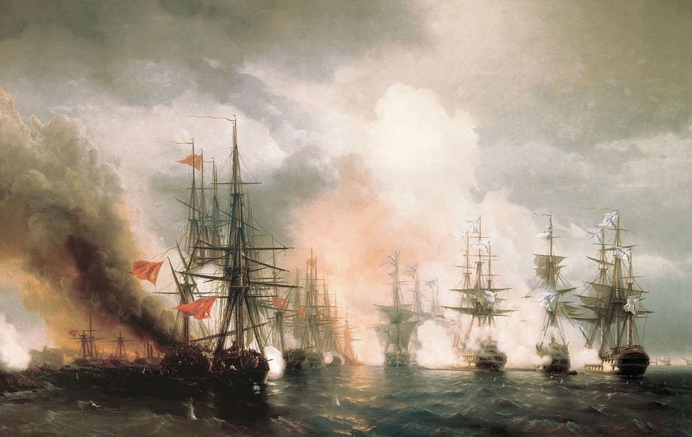 «Синопский бой». 1853 год. Центральный военно-морской музей