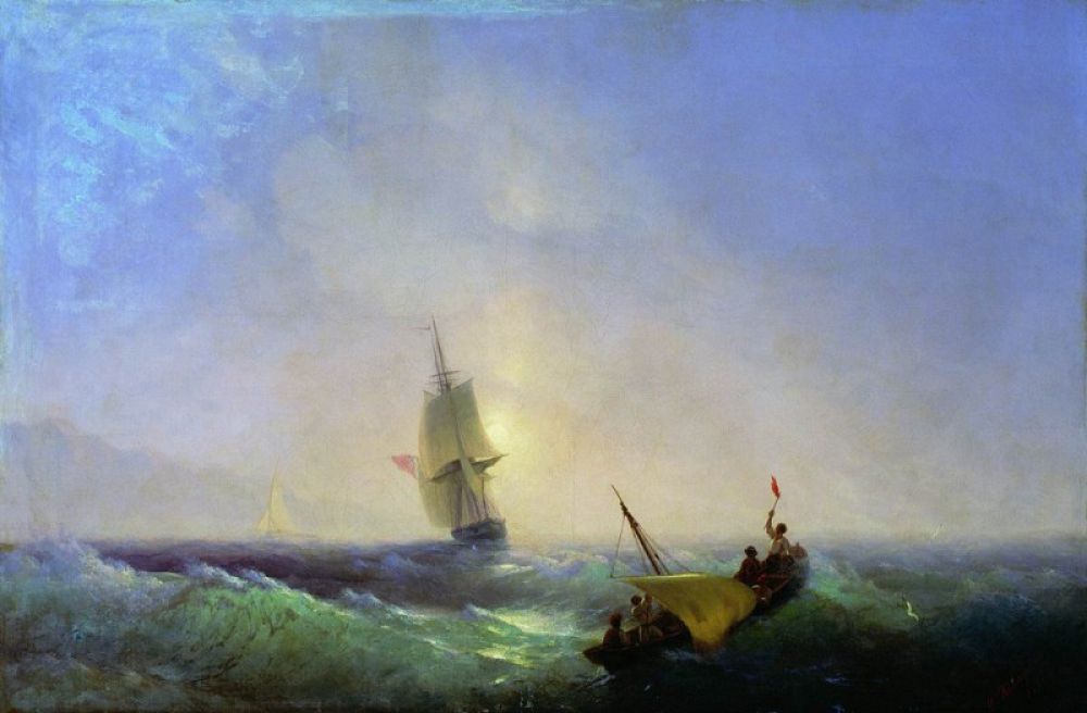 «Спасающиеся от кораблекрушения». 1844 год. Национальная картинная галерея Армении